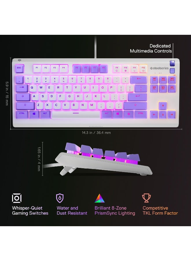 Steelseries APEX 3 TKL MULT US Amethyst - 64951 - Image 5