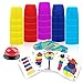 Gamie Stacking Cups Game with 54 Challenges 20 Stacking Cups Bell and Instruction Sheet Educational Color and Shape Matching Game Classic Quick Stacks Set for Boys Girls Teens Adults - Image 3