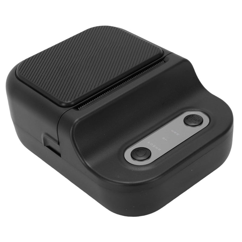 Portable Thermal Label Printer Bluetooth App Phone Photos Multiple Templates Black - Image 5