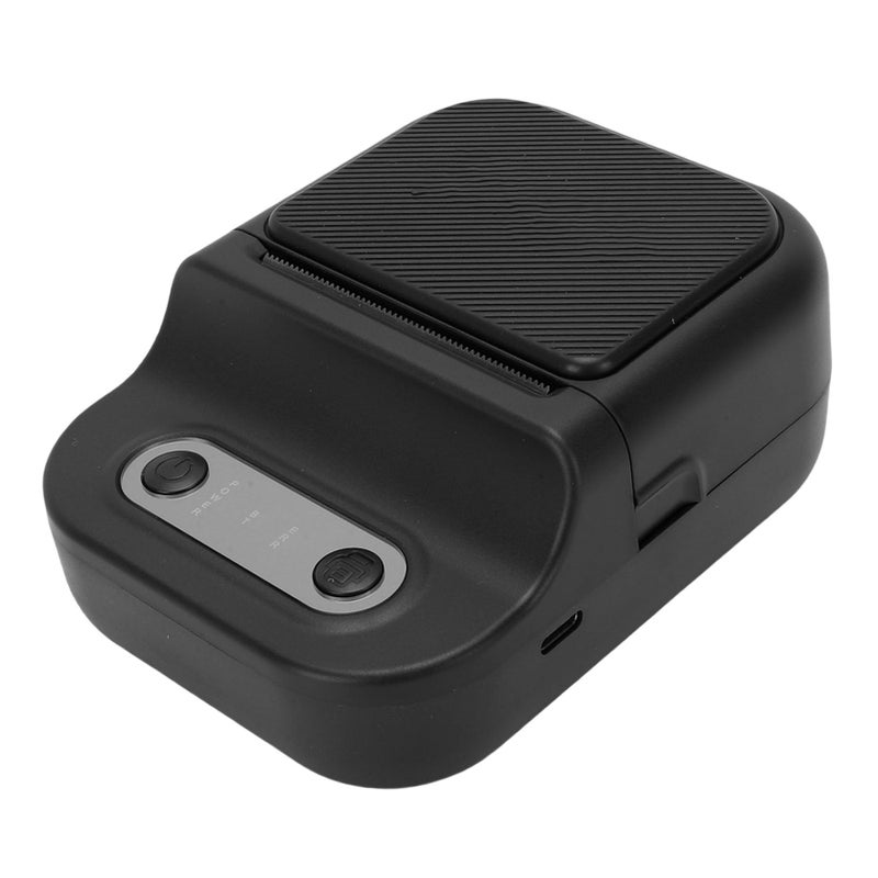 Portable Thermal Label Printer Bluetooth App Phone Photos Multiple Templates Black - Image 4