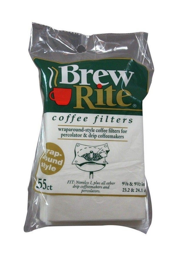 Brew Rite Wrap Around Percolator Coffee Filters 55 Count
