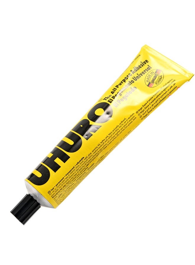 All Purpose Adhesive - Multipurpose Adhesive Glue with Precision Nozzle and 125 ml Tube - Ideal for Metal, Glass, Plastic, Wood, Fabric, Ceramics, Rubber, Leather, Cork, and DIY Projects - Image 1