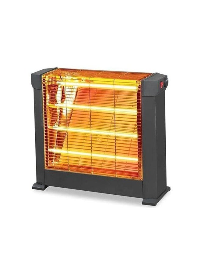 آي هوم اي هوم دفاية كهربائية 4 شمعات - أسود