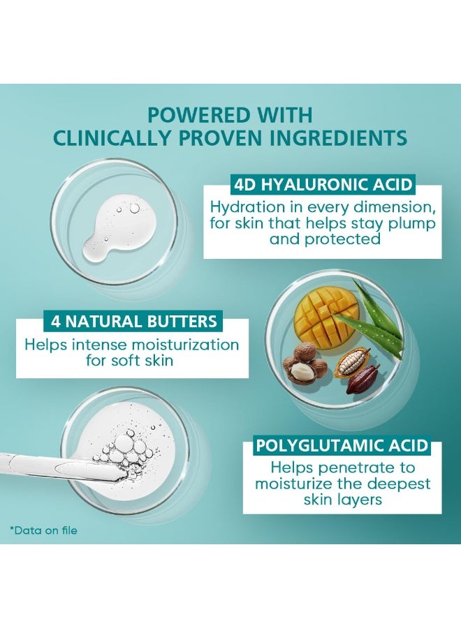 VENUSIA Dr. Reddy's Venusia Max Intensive Moisturizing Cream | Enriched with 4D Hyaluronic Acid & Polyglutamic Acid | Clinically Proven Deep Penetration for Long lasting hydration | For Face & Body | Moisture Lock with Shea, Cocoa, Mango, and Aloe Butter |No.1 Dermatologist Recommended Brand | Dry to Very Dry Skin | 150 g - Image 2