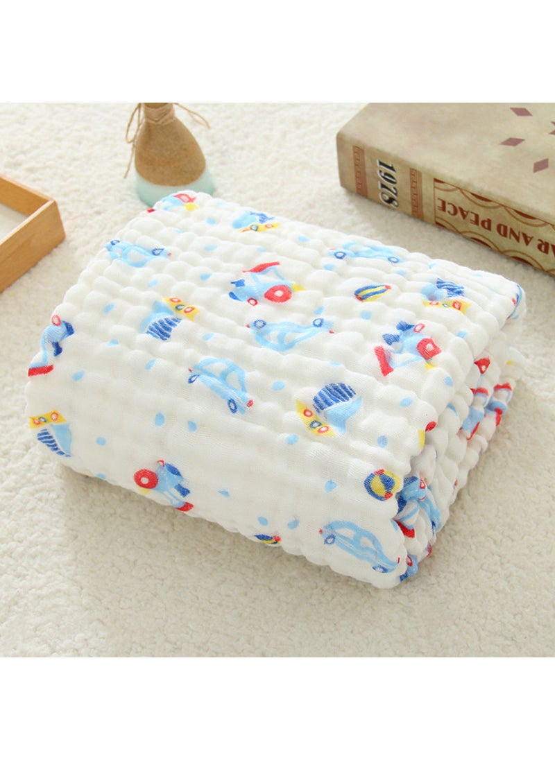 Generic 6 layer gauze baby bath towel factory wholesale soft cotton baby blanket baby blanket air conditioning quilt thickened childrens quilt Car 