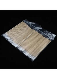 Goolsky 300Pcs Nails Wood Cotton Swab Clean Sticks Nail Polish Remover Art Tools Wooden Cotton Head Manicure Corrector Nail Polish Tool  - Image 3