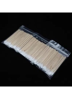 Goolsky 300Pcs Nails Wood Cotton Swab Clean Sticks Nail Polish Remover Art Tools Wooden Cotton Head Manicure Corrector Nail Polish Tool  - Image 5