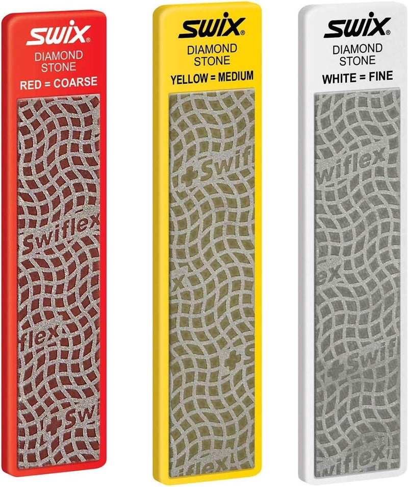 Swix All 3 Grits Diamond Stones 100mm 200, 400, 600 - (ZL-6059) - Image 1