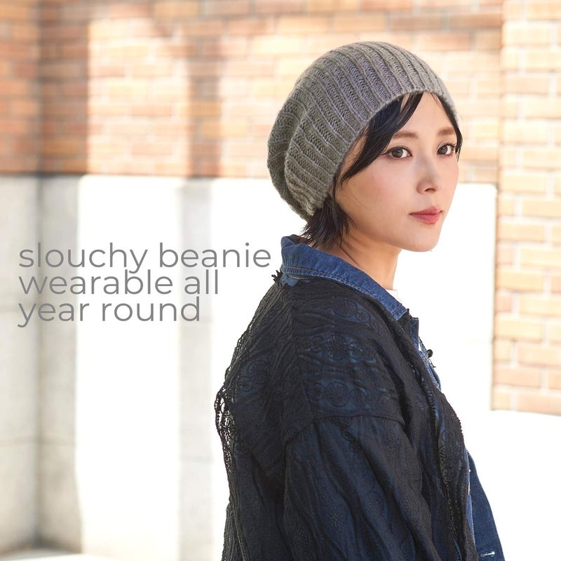 Charm Oversized Winter Slouchy Knit Beanie - Mens Warm Fall Hat Womens Dreadlock Cap Large Slouch Tam for Big Heads Brown - Image 2