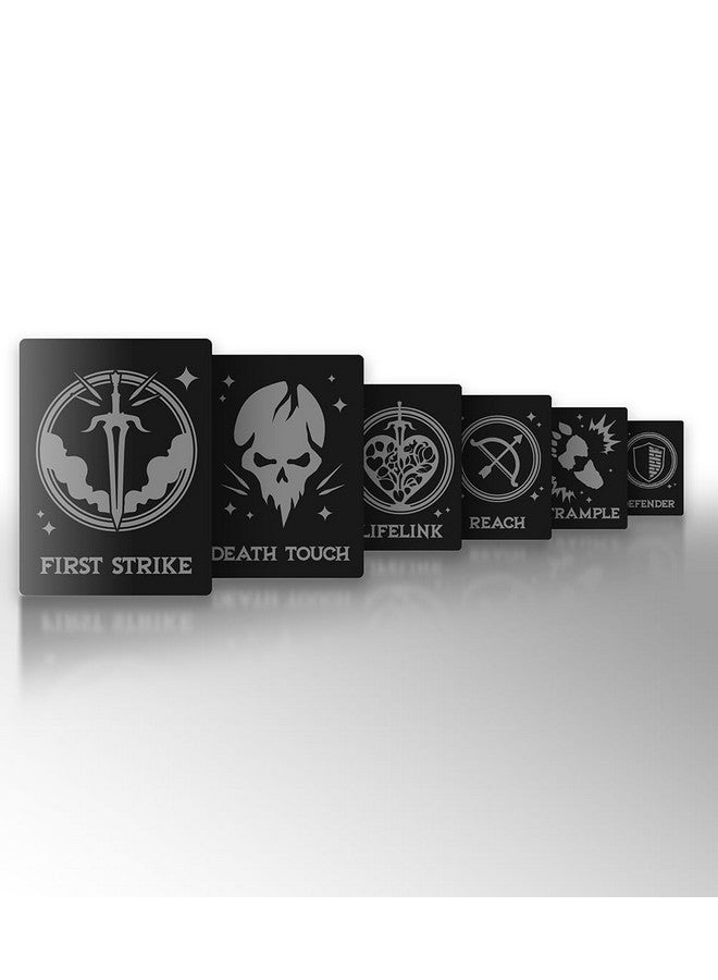 LITKO Ability Tokens | Keyword Counters Set| Compatible with Magic: The Gathering | MTG | Black - Image 5