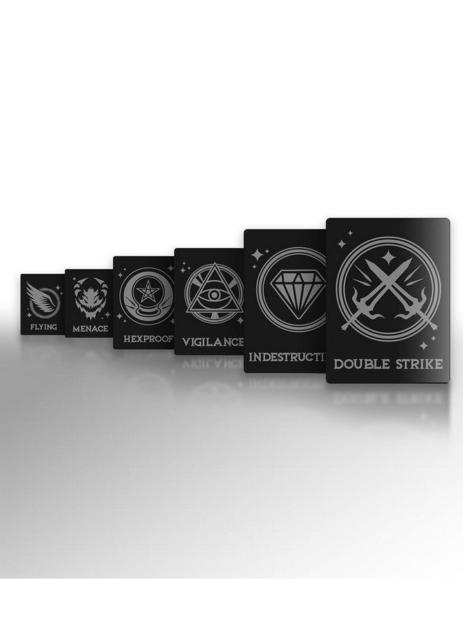 LITKO Ability Tokens | Keyword Counters Set| Compatible with Magic: The Gathering | MTG | Black - Image 4