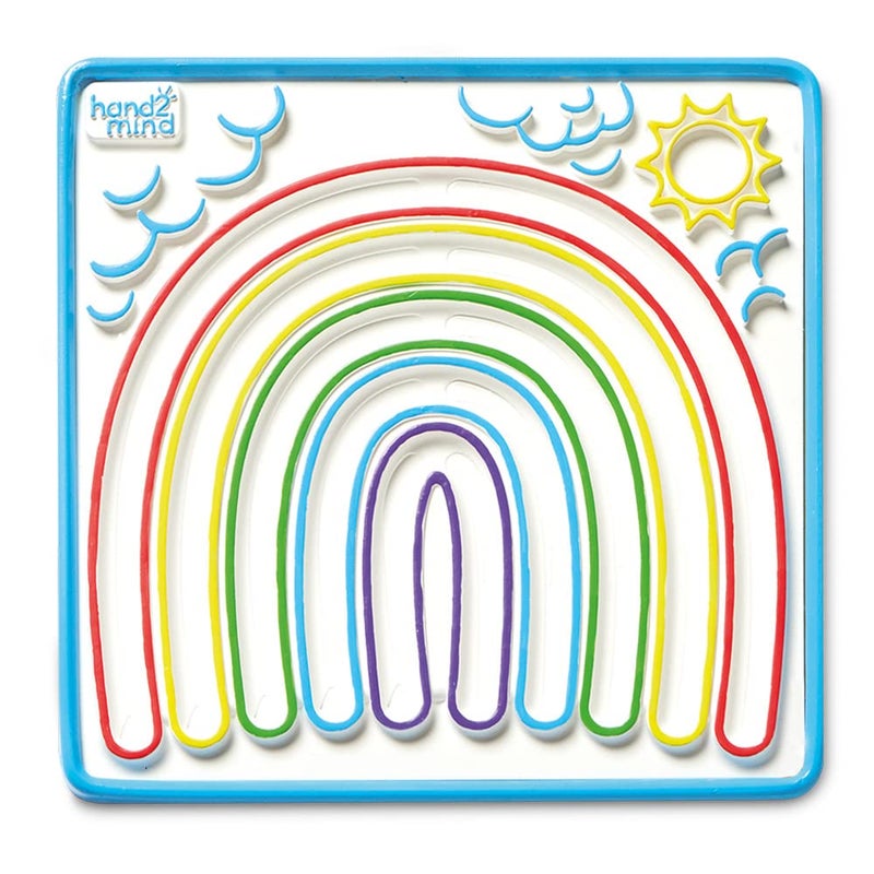hand2mind Mindful Maze Boards, Learn Breathing Patterns, Mindfulness for Kids Anxiety Relief, Tactile Sensory Toys, Play Therapy Toys, Social Emotional Learning Activities, Calm Down Corner Supplies - Image 4