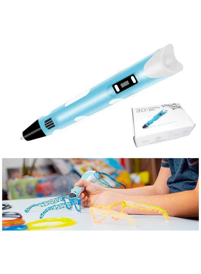 general 3D Printing Pen with Display, 3D Drawing Printing Pen with PLA ABS Refills 3 Colors, 3D Doodler Pen Creative Toy, DIY Arts Crafts Gift for Kids & Adults - Image 1