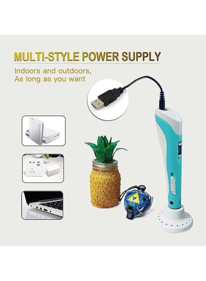 general 3D Printing Pen with Display, 3D Drawing Printing Pen with PLA ABS Refills 3 Colors, 3D Doodler Pen Creative Toy, DIY Arts Crafts Gift for Kids & Adults - Image 4