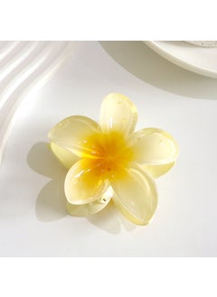 Transparent Purple Sweet Potato Flower Hair Clip Bathing Hair Accessories Simulation Across Borders Hairpin Clip-on Decorations Yellow