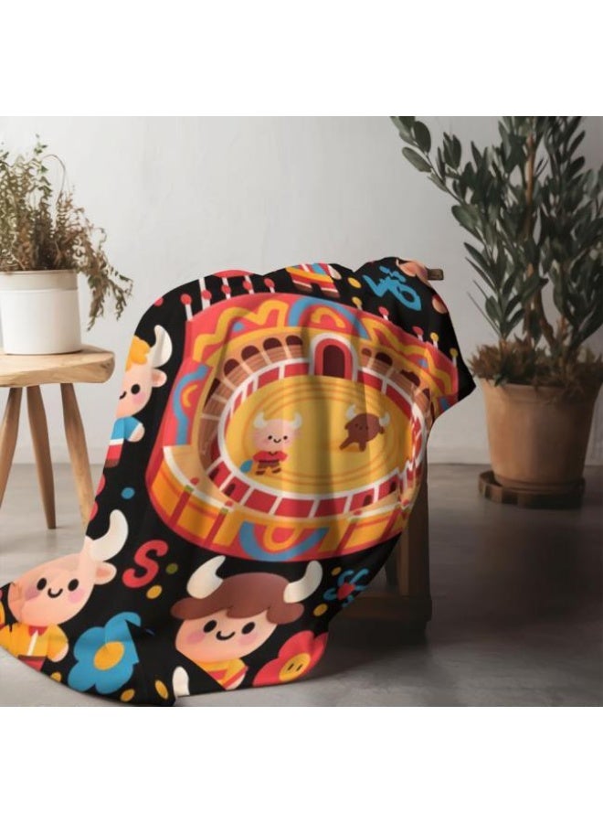 general Children's or student cartoon flannel thin blanket (warm and comfortable, suitable for sleep, games) 100cm*150cm - 701 - Image 3