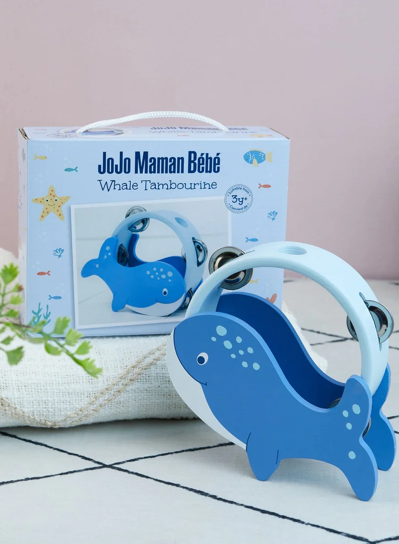 JoJo Maman Bebe Toy Whale Tambourine