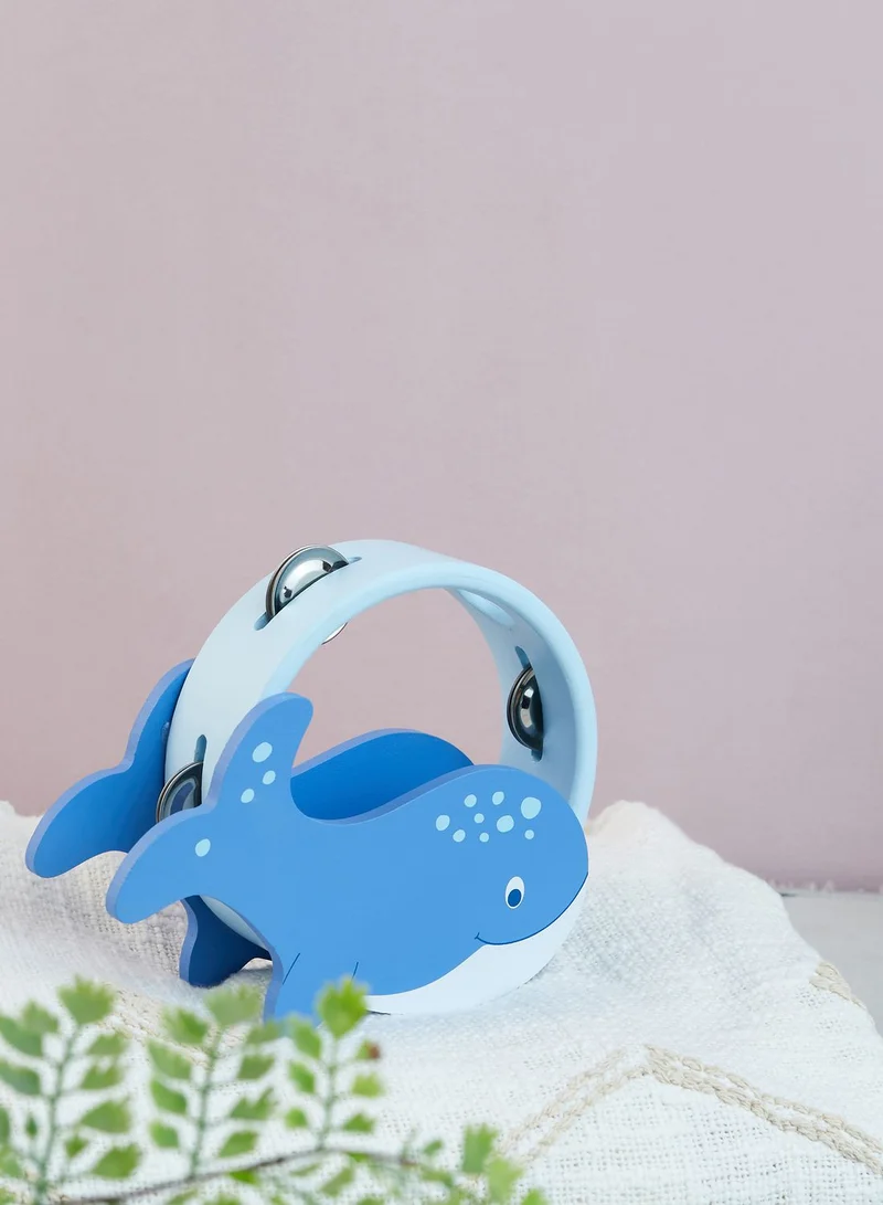 JoJo Maman Bebe Toy Whale Tambourine