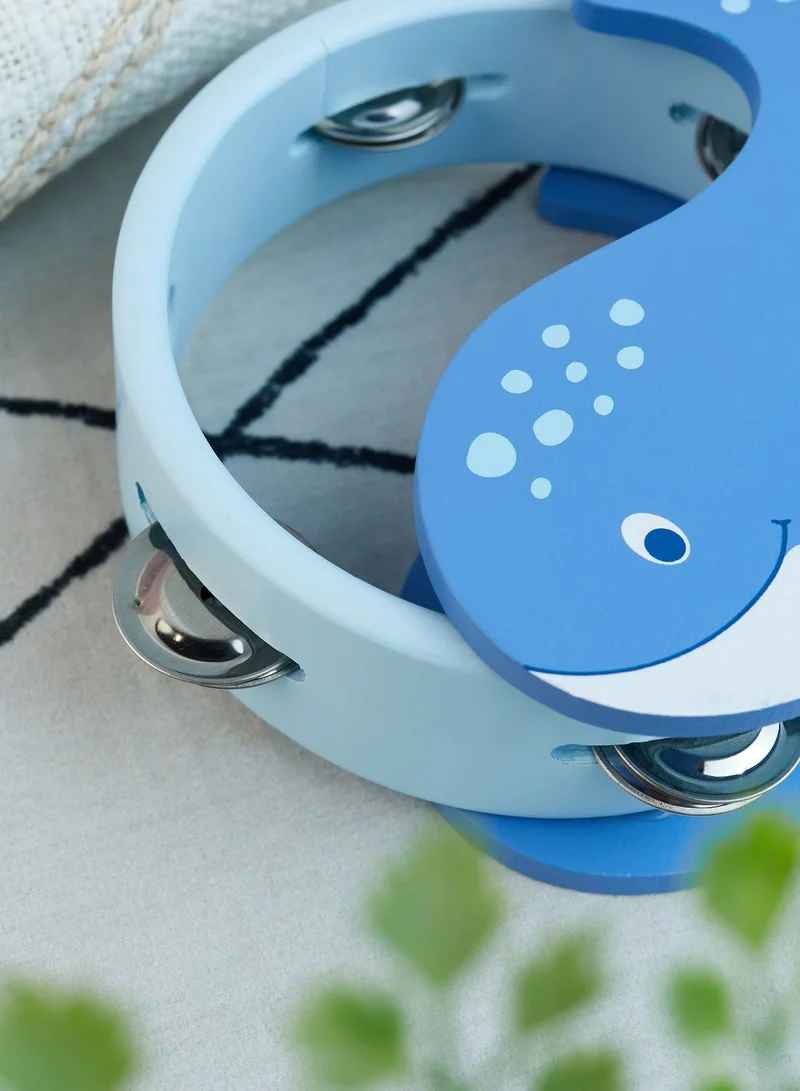 JoJo Maman Bebe Toy Whale Tambourine