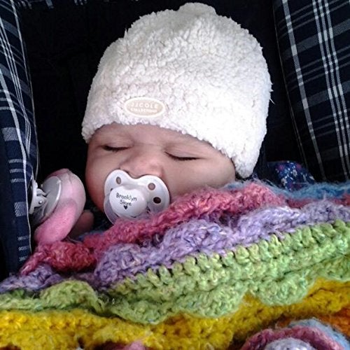 JJ Cole Baby Winter Hat, Mitten, and Booties Set – Winter Baby Essentials – 0 to 6 Months - White sherpa - Image 5