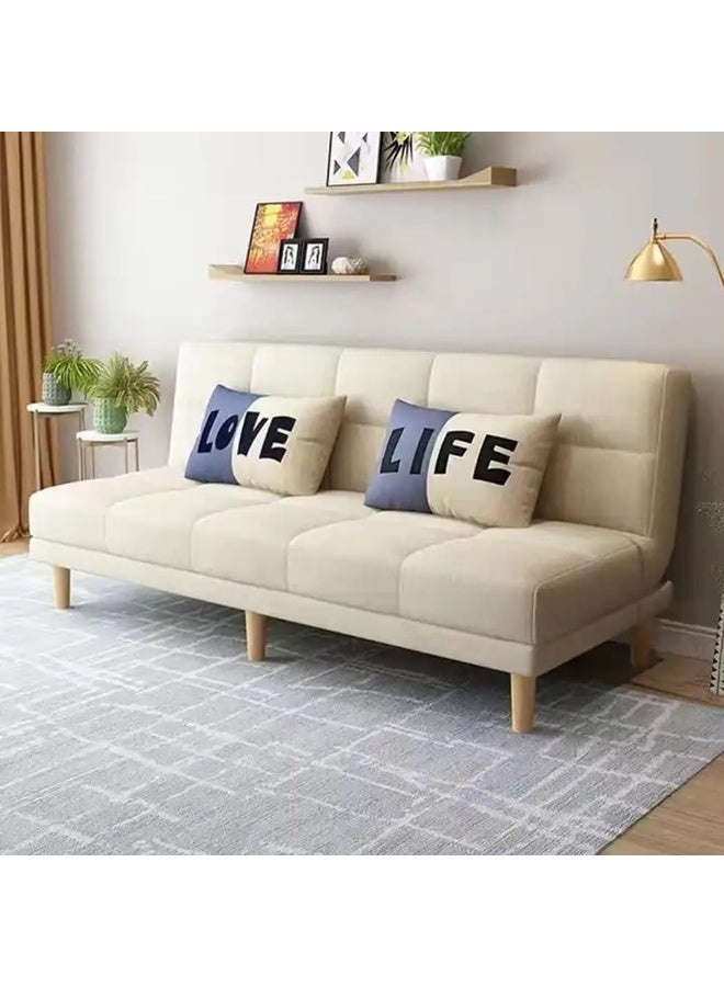 Comfynest أريكة سرير عائلية - أثاث غرفة معيشة أنيق ومتعدد الاستخدامات (بني) - Image 1