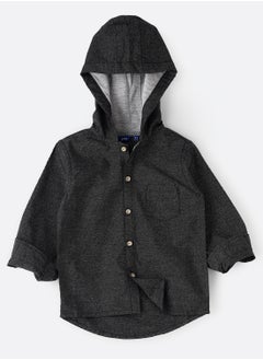 Denim woven jacket