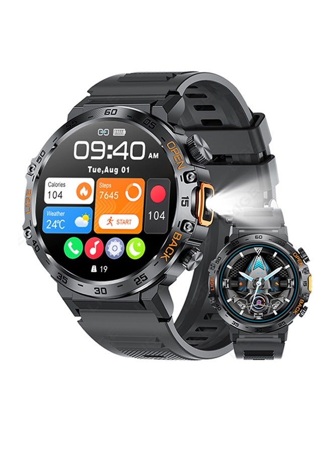 Play Video Smart Watch for Men(Answer/Make Call),  1.39 HD Screen, 400mAh Battery, 5ATM Waterproof, Fitness Tracker, 100+ Sports Modes - Image 1