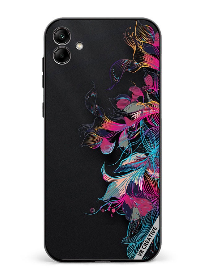 VR CREATIVE Protective Case Cover For Samsung Galaxy A04 Flower Design Multicolour - Image 1