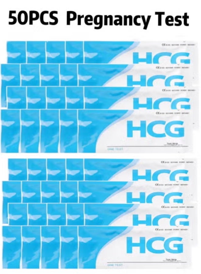 HCG Pregnancy Test Strips, Early Detection Pregnancy Tests Kit, Highly Accurate Fast Results - Image 1