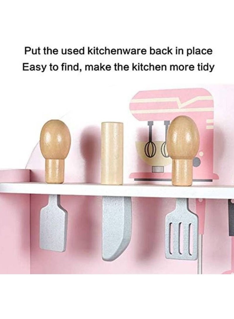 Wooden toy kitchen set for children - Image 5