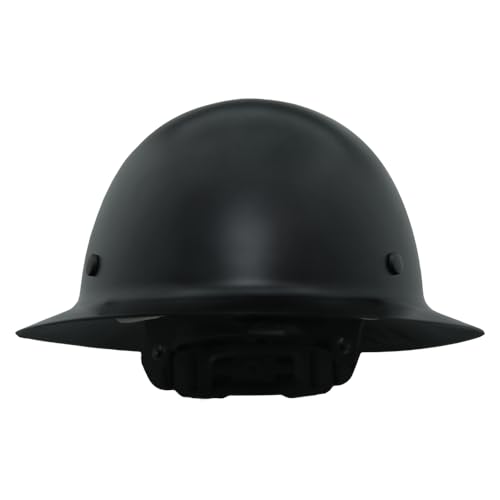 AFP Fiber Full Brim Hard Hat | 6 Point Ratchet Suspension | OSHA & ANSI Rated | Hard Hats for Men | Premium Construction Helmets for Safety - Image 3