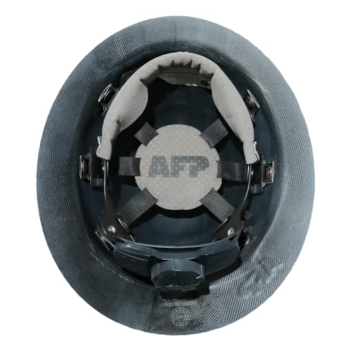 AFP Fiber Full Brim Hard Hat | 6 Point Ratchet Suspension | OSHA & ANSI Rated | Hard Hats for Men | Premium Construction Helmets for Safety - Image 2