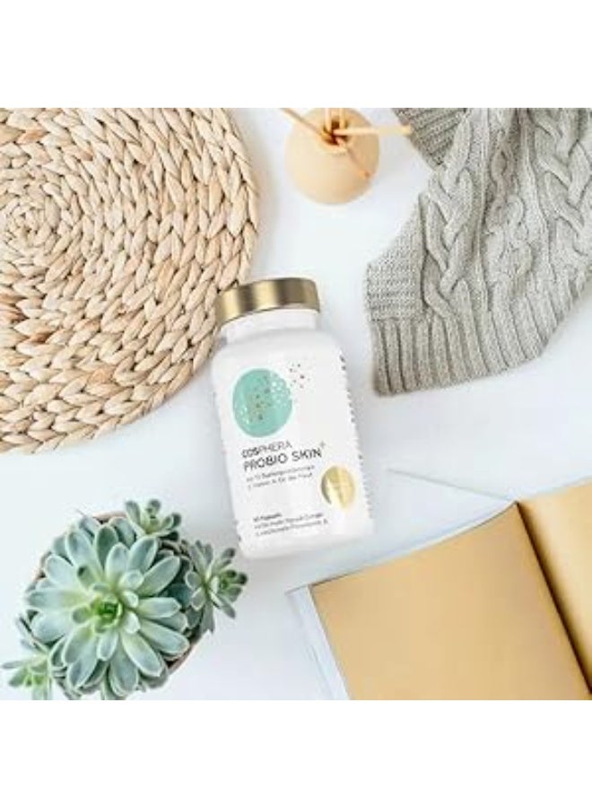 كوسفيرا بروبيو سكين (Probio Skin) يدعم صحة البشرة ويقلل من حب الشباب والالتهابات 60 كبسولة - Image 2