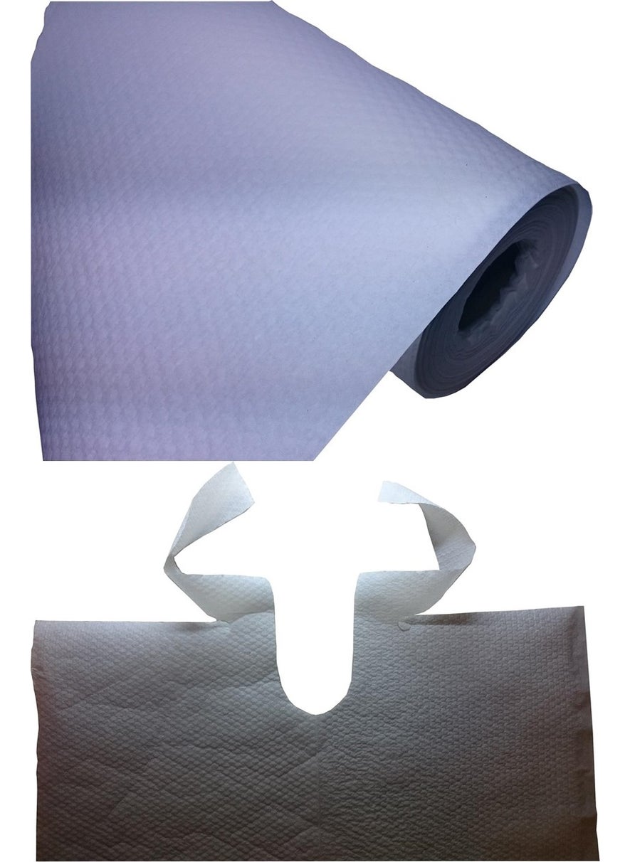 TEMPO - Dentist Patient Disposable Apron 80 Pieces Roll - Image 1