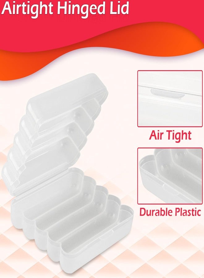 Home-X Hot Dog Keeper, Clear Hinged Lid, Hot Dog Storage Box, 5 ¼" L x 5" W x 2" H - Image 4
