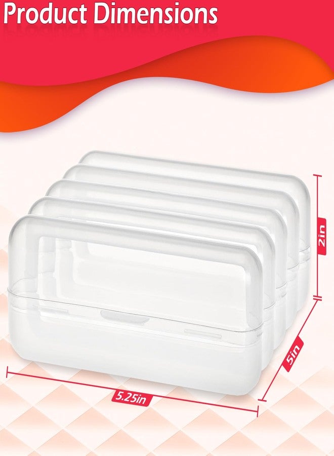 Home-X Hot Dog Keeper, Clear Hinged Lid, Hot Dog Storage Box, 5 ¼" L x 5" W x 2" H - Image 3