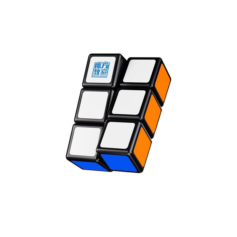 Cuberspeed 1x2x3 Floopy Cube Black Easy Cube 1x2x3 Speed Cube Puzzle Edge 3x2x1 Cube for Beginners Single Layer Puzzle Educational Brain Teaser Travel Toy - Image 1