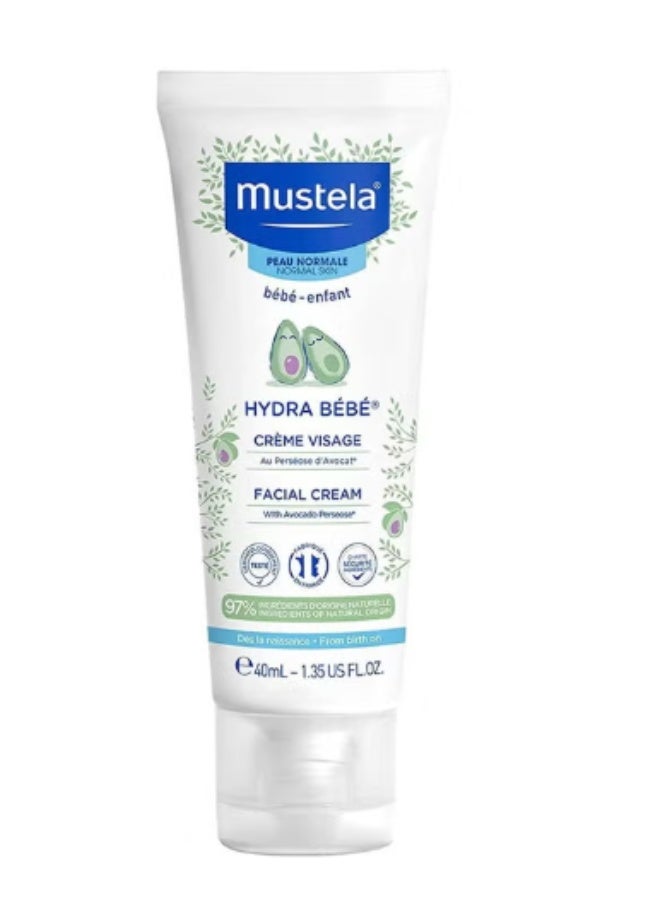 Mustela Hydra Bebe Facial Cream- 40Ml - Image 1