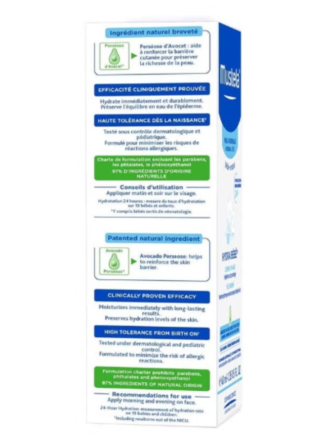 Mustela Hydra Bebe Facial Cream- 40Ml - Image 2