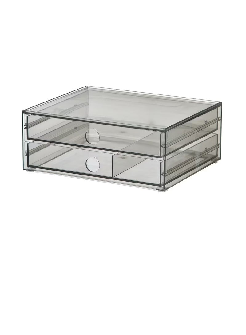 صندوق صغير بدرجين مدخن 23x19x9 سم  - Image 2
