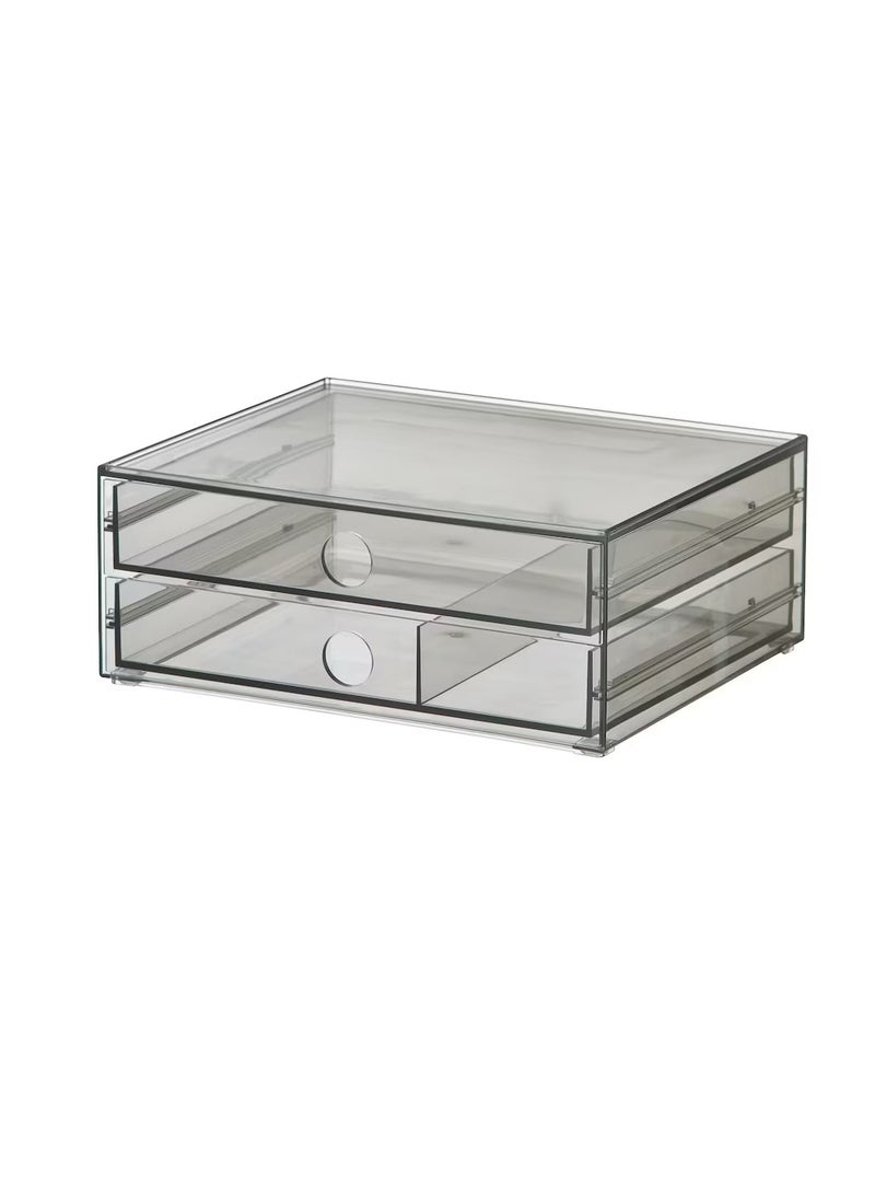 صندوق صغير بدرجين مدخن 23x19x9 سم  - Image 1