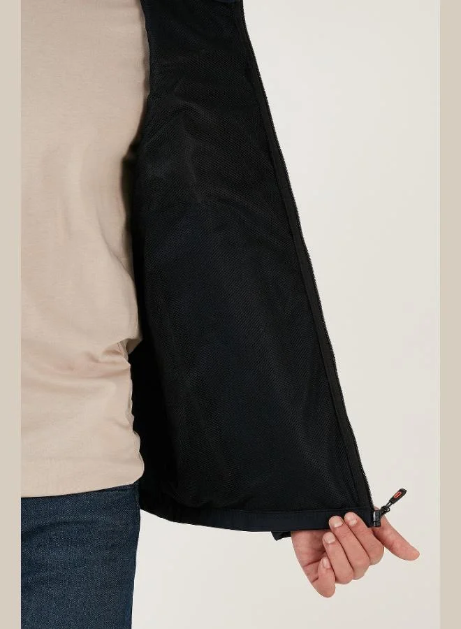 Buratti  Buratti Water Repellent Slim Fit Stand Collar Softshell Jacket Men's Jacket 649003 for Men | Best Price UAE