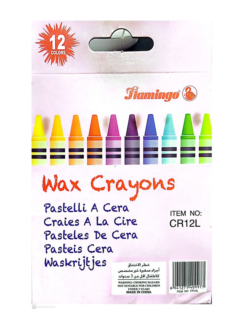 Flamingo SUPER JUMBO CRAYONS 12 - Image 2