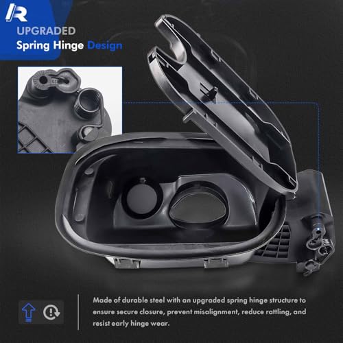RHAOCZIYAUTO 84745940 Fuel Tank Filler Pipe Housing Fit for Chevy Silverado 1500 Gas 2019-2025 5.8 Ft Box Only, without Diesel - Gas Cap Door Assembly Replace# 84492767 84745968 - Image 5
