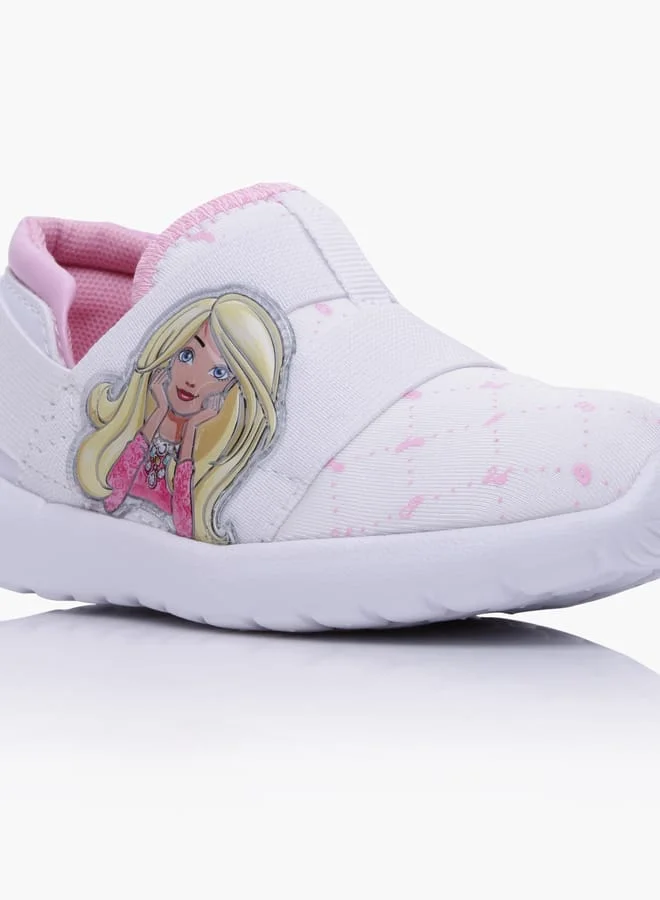Barbie Girls Printed Slip-On Shoes