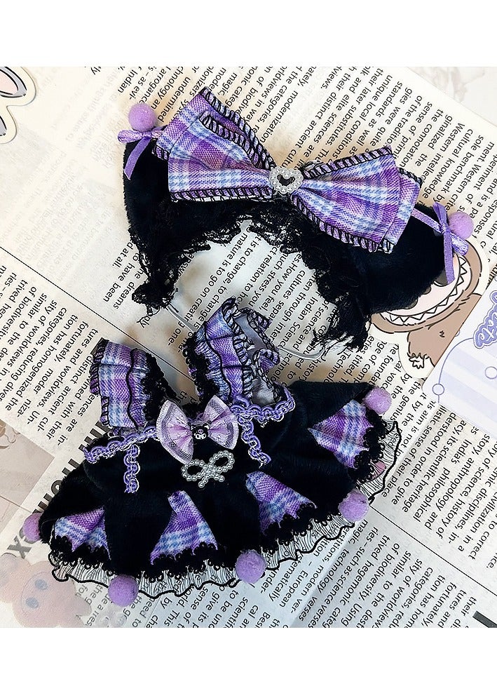 Labubu Doll Clothing Set – Stylish & Durable Outfits for 17cm Plush Dolls – Interchangeable Clothes for 1st, 2nd Gen Vinyl Collectibles – Fun Accessories for Creative Play （Without Baby） - Image 1