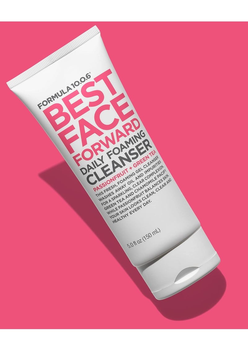 FORMULA 10.0.6 - Best Face Forward Daily Foaming Cleanser - Foaming Face Wash 5 fl oz