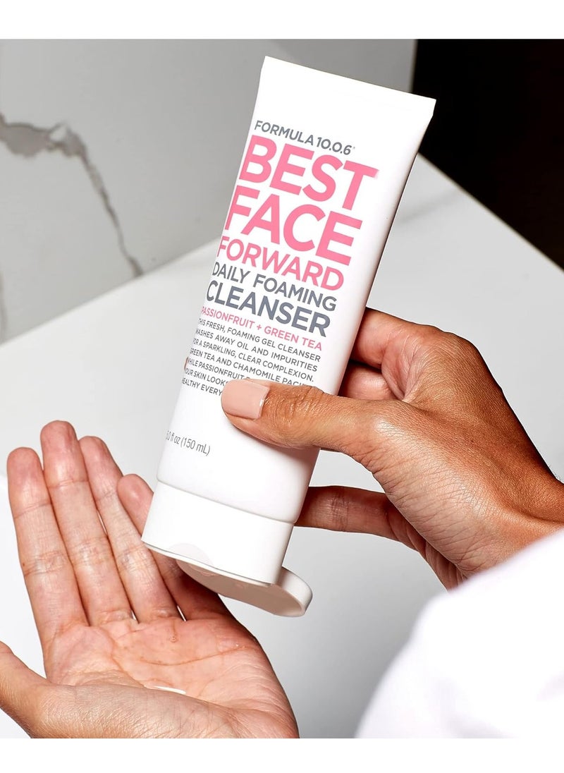 FORMULA 10.0.6 - Best Face Forward Daily Foaming Cleanser - Foaming Face Wash 5 fl oz