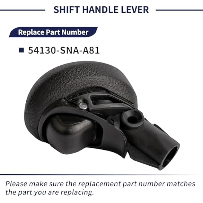 rayihni 54130SNAA81 Shifter Knob Handle Gear Shift Handle Lever Compatible with Honda Civic 20062011 Automatic Gear Shift Handle Lever - Image 4