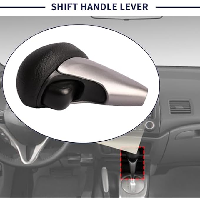 rayihni 54130SNAA81 Shifter Knob Handle Gear Shift Handle Lever Compatible with Honda Civic 20062011 Automatic Gear Shift Handle Lever - Image 5